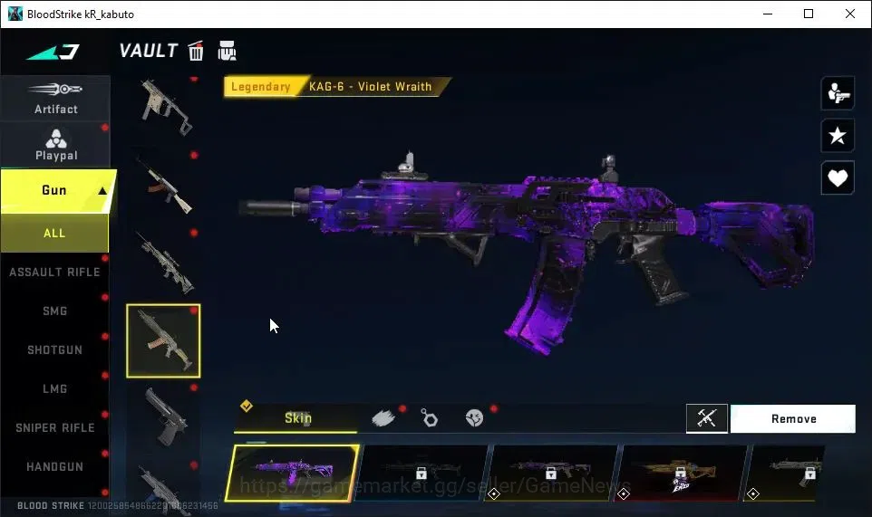 Blood Strike Accounts ASIA|Melee ULTRA Talon Knife-Senctum|2 ULTRA[KAIND image 9