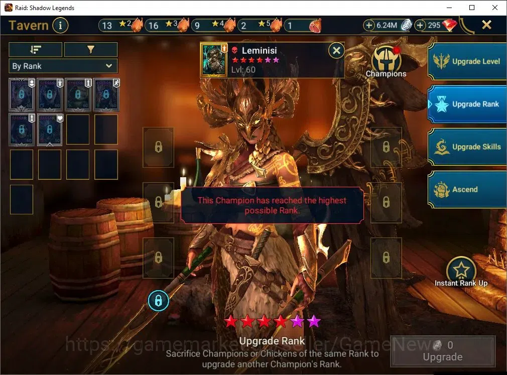 Raid: Shadow Legends Accounts Lv45 490K Power|1 Mythic(SS Galathir)+16 Legend(Le image 14