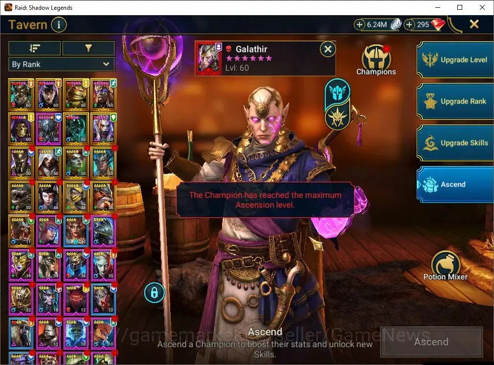 Raid: Shadow Legends Accounts Lv45 490K Power|1 Mythic(SS Galathir)+16 Legend(Le image 19