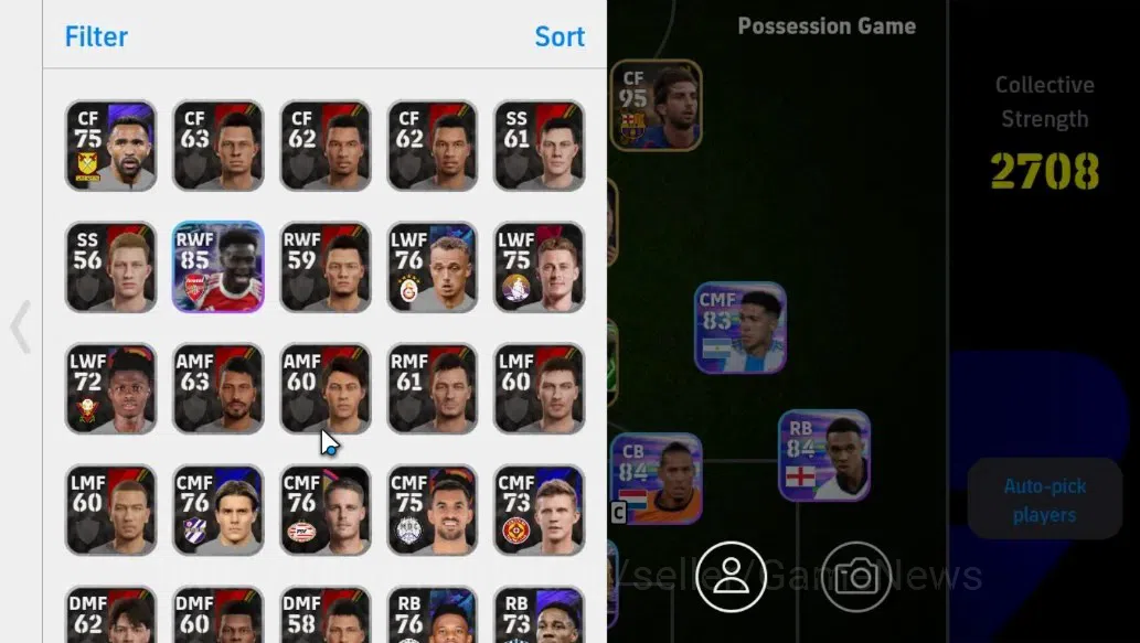 eFootball Accounts Android||P. E. Aubameyang, Xabi Alonso, Ferran Tor image 2