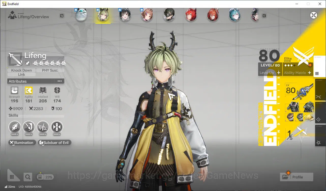 Arknights: Endfield Accounts Asia Lv51|4 SSR[LifengP1,ArdeliaP1+Sign,Laevatain+ image 2
