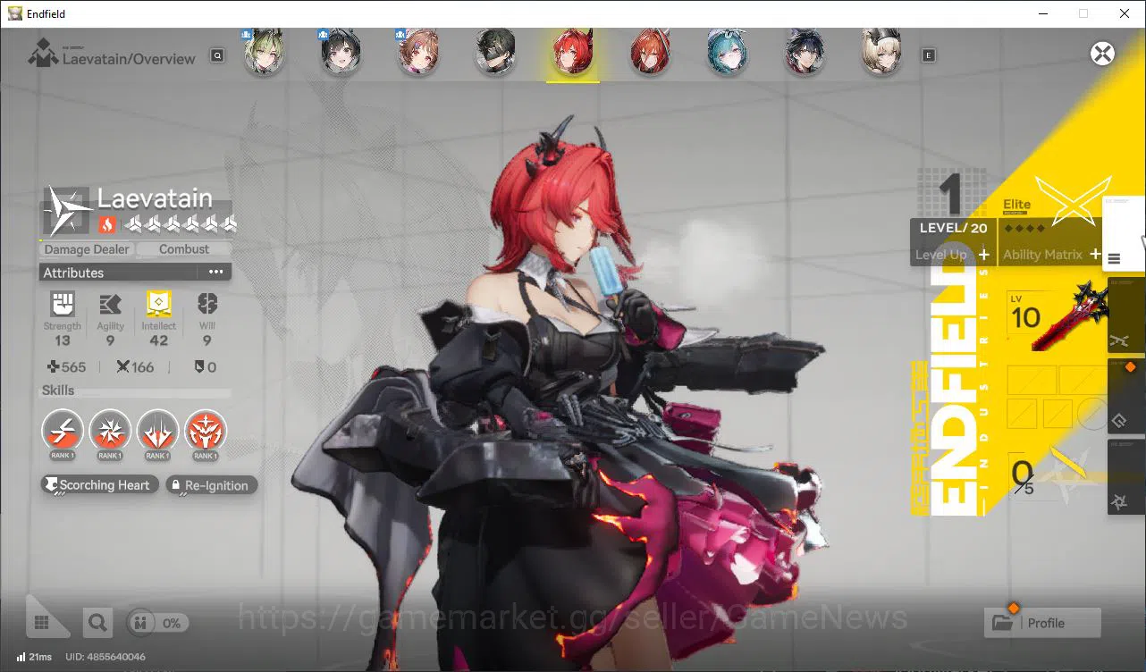 Arknights: Endfield Accounts Asia Lv51|4 SSR[LifengP1,ArdeliaP1+Sign,Laevatain+ image 6