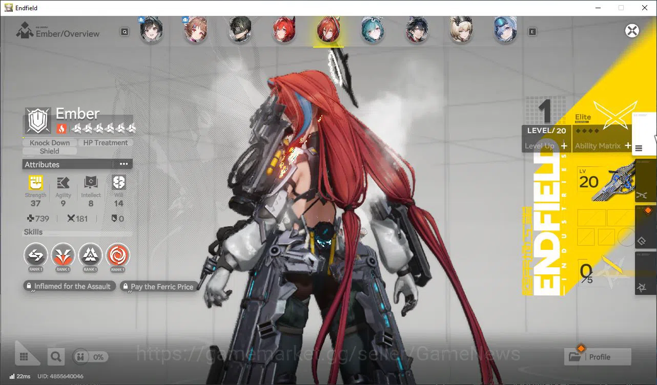Arknights: Endfield Accounts Asia Lv51|4 SSR[LifengP1,ArdeliaP1+Sign,Laevatain+ image 7