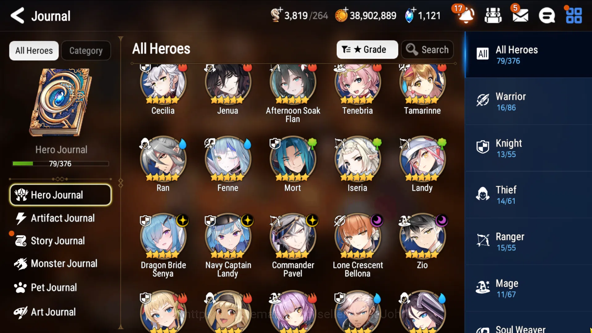Epic Seven Accounts Global Unverif|5ML(Bellona,Zio,CPavel,NCLandy,DBSe image 13