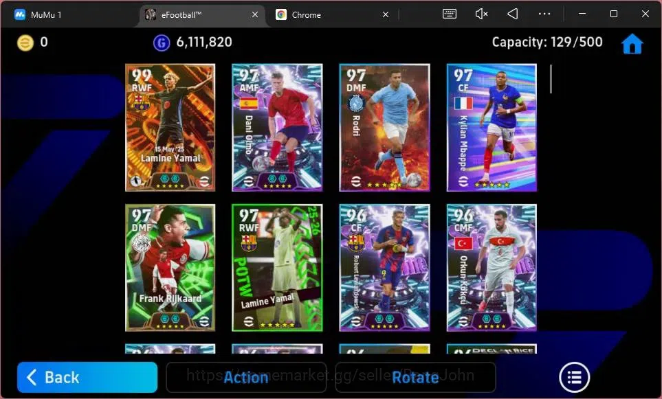 eFootball Accounts ANDROID|PW 3142|E-BT Lamine Yamal|Epc Frank Rijkaa image 5