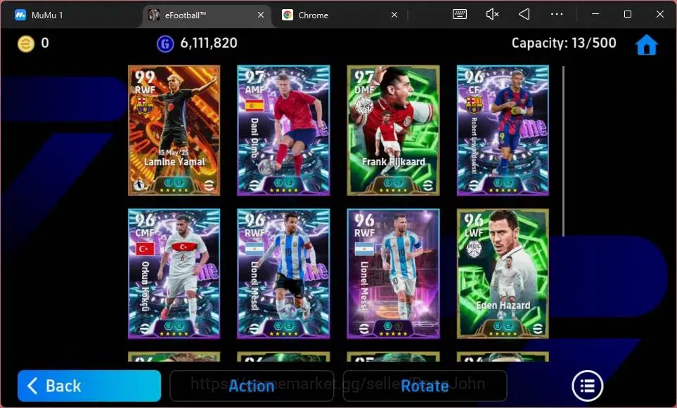 eFootball Accounts ANDROID|PW 3142|E-BT Lamine Yamal|Epc Frank Rijkaa image 8