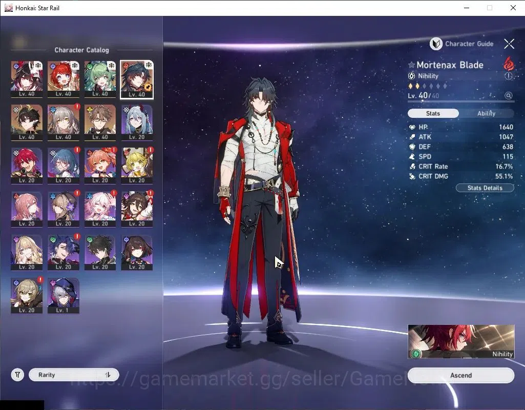 Honkai Star Rail Accounts Asia|TL 27|1 Golden Companion|6 Limited|Mortenax B image 4