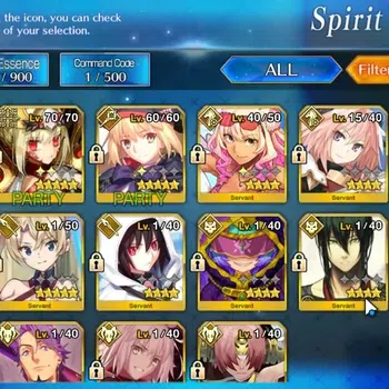 Fate-Grand Order Accounts NA Lv 23|4 limited ssr|Durga NP2, Draco, Castoria|Log Code|SS(FGO751)