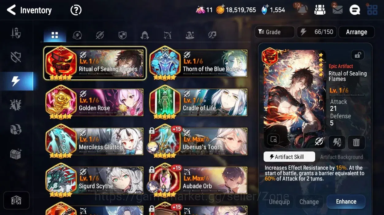 Epic Seven Accounts Global Unverif|19ML(RnL,EIlynav,CLilias,Harsetti,E image 13