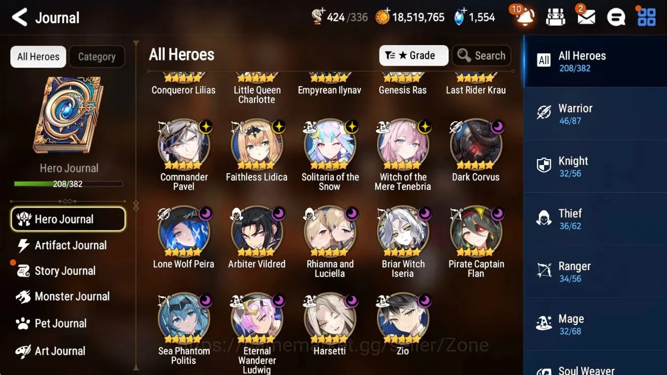 Epic Seven Accounts Global Unverif|19ML(RnL,EIlynav,CLilias,Harsetti,E image 2