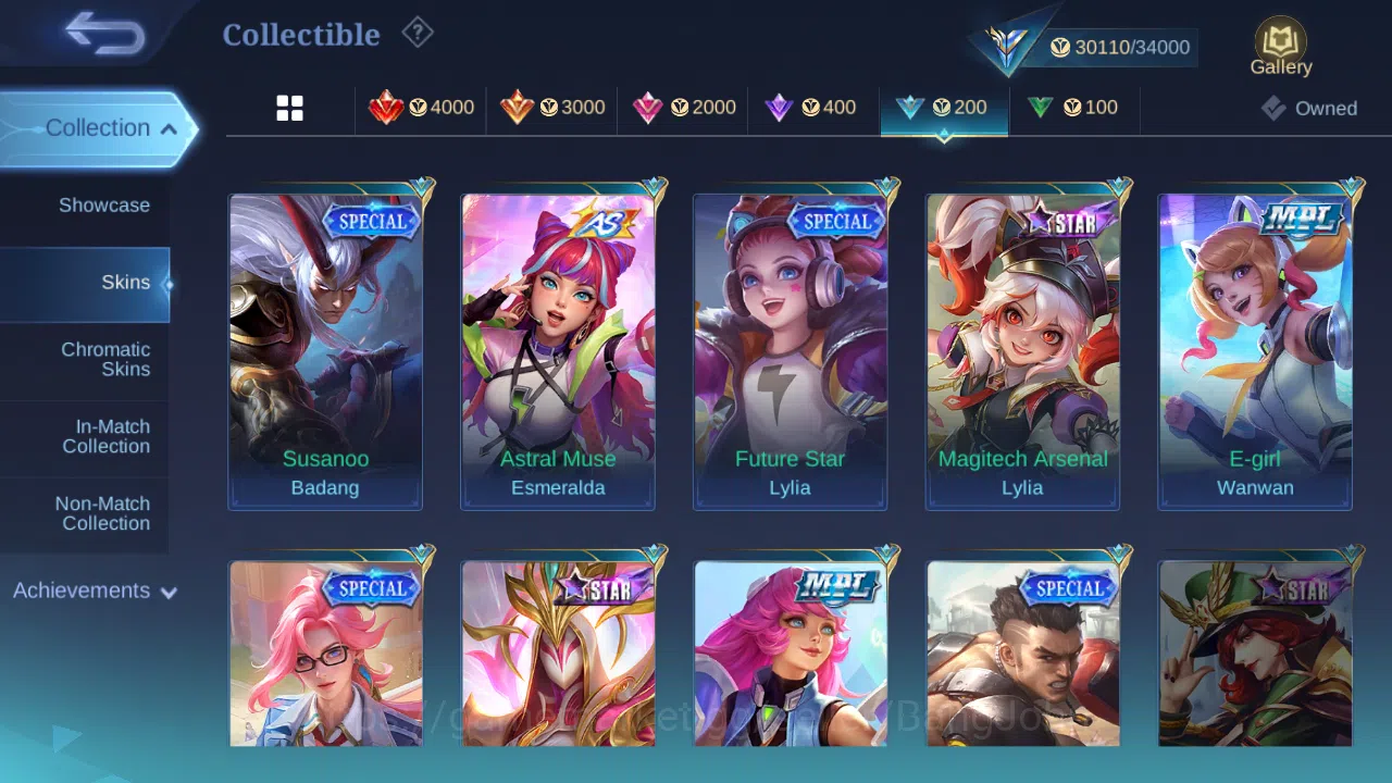 Mobile Legends: Bang Bang Accounts Hero 107 | skin 138 | cc natalia | Emblem all max image 10
