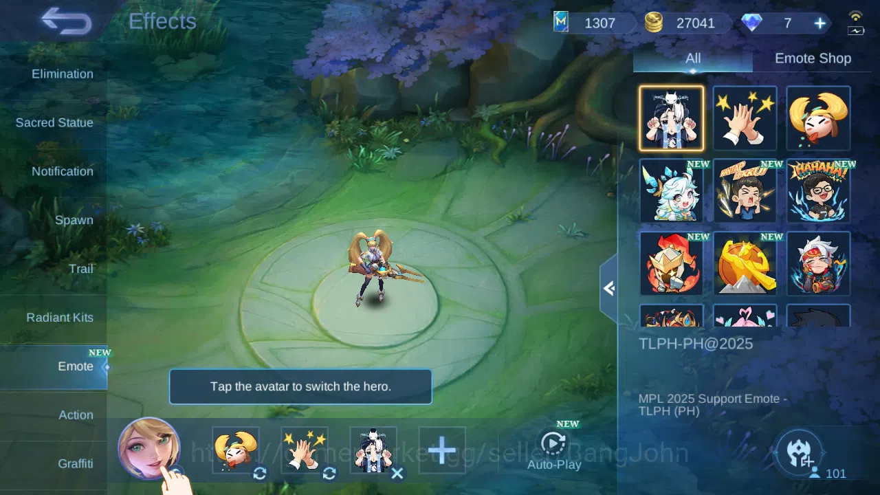 Mobile Legends: Bang Bang Accounts Hero 107 | skin 138 | cc natalia | Emblem all max image 4