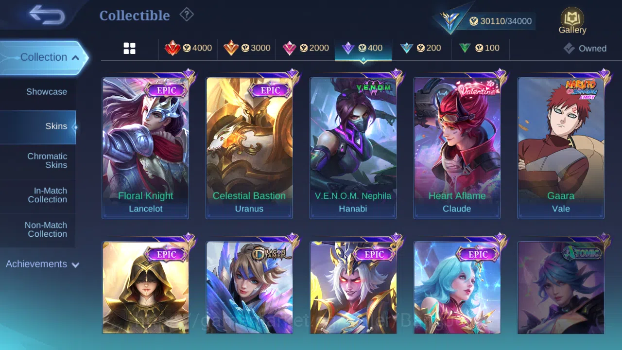 Mobile Legends: Bang Bang Accounts Hero 107 | skin 138 | cc natalia | Emblem all max image 7