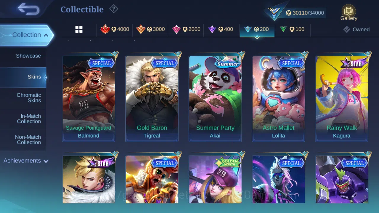 Mobile Legends: Bang Bang Accounts Hero 107 | skin 138 | cc natalia | Emblem all max image 8