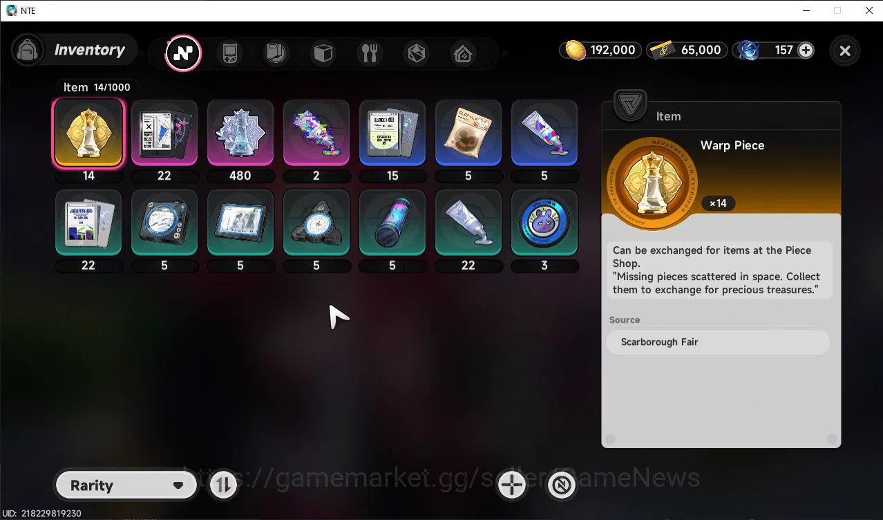 Neverness to Everness Accounts GLOBAL NA |HL 3| 2 SSR Limited Nanally, (Baicang+S image 6