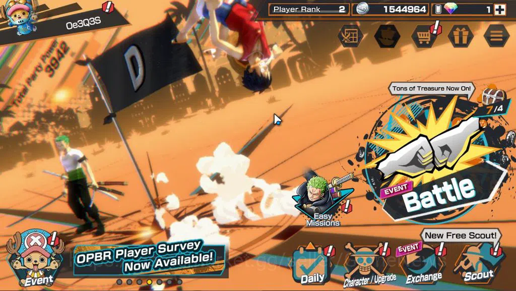 One Piece Bounty Rush Accounts GLOBAL|2 EX|Great Pirate Edward Newgate, Divine De image 1