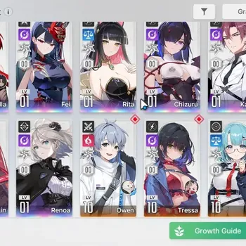 Chaos Zero Nightmare Accounts ASIA|Lv55|8 SSR(ArabellaM2+Sign,Fei,Rita,Chizuru,Kayron,Hugo,Mei Lin,Renoa) 1 Combatant +1