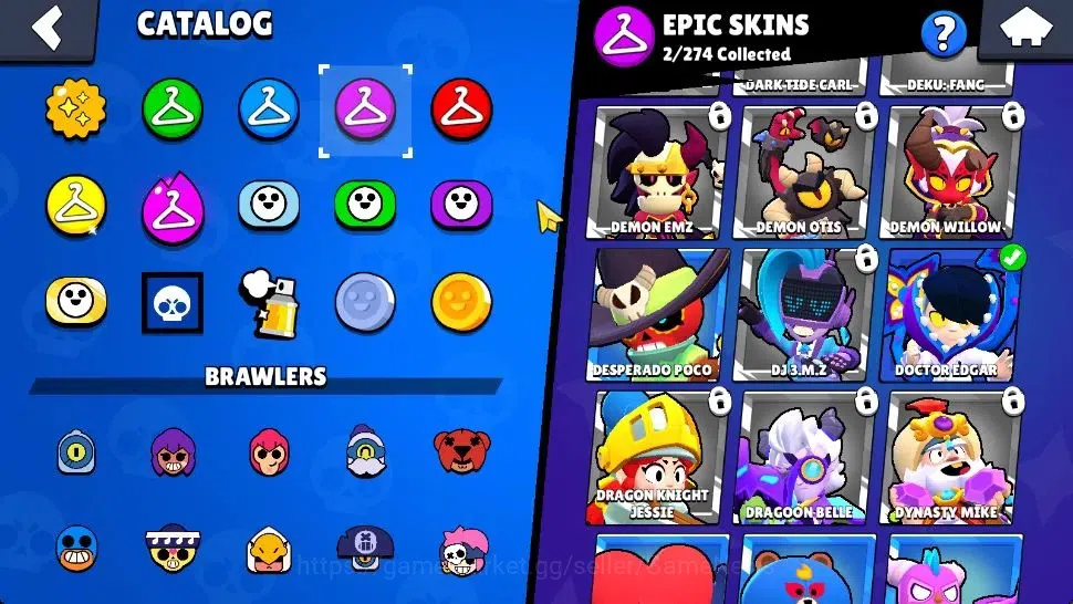 Brawl Stars Accounts 1012 Trophy | 14 Brawlers 2 Max Lv (Shelly, Penny) image 10