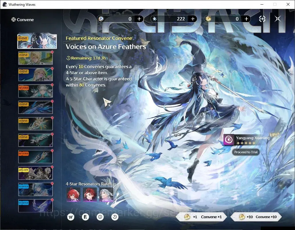 Wuthering Waves Accounts Others SEA |UL 49|2 Limited| Yangyang: Xuanling RC 5+Signature, Rebecca |152 Lstr Tide|DB Lvl 12