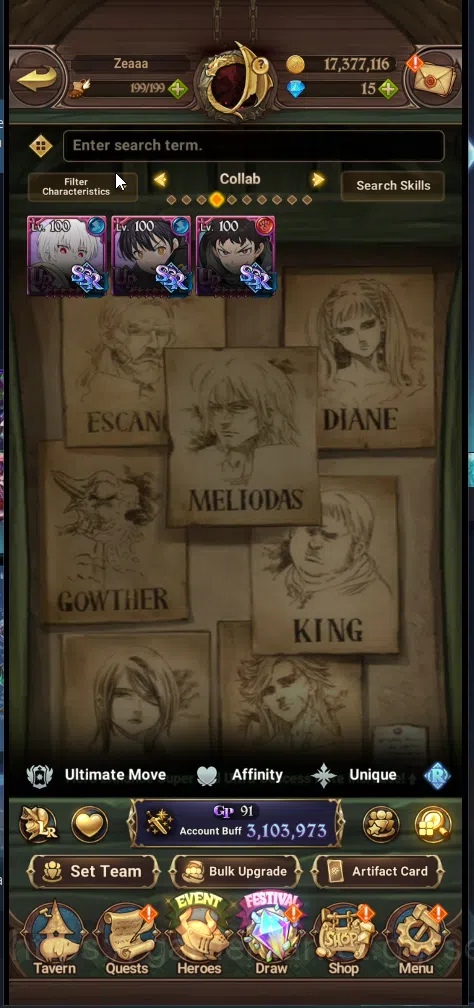 The Seven Deadly Sins: Grand Cross Accounts Global | 3,1M CC | 1LR Elizabeth |  7UR Salos,merl image 5