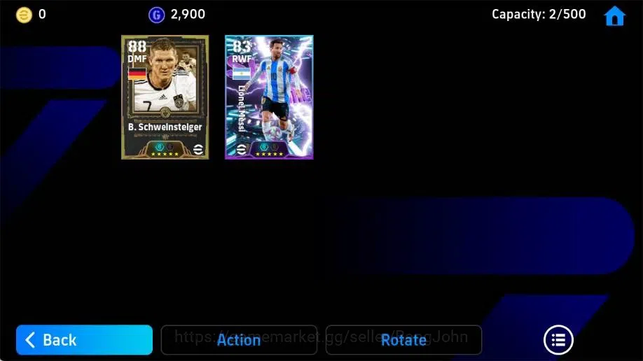 eFootball Accounts Legends & Iconic Players Mobile|PW 1977|B.Schweinsteiger Epic,Lionel Messi ShowT|2026|Check SS EFB2212B 3