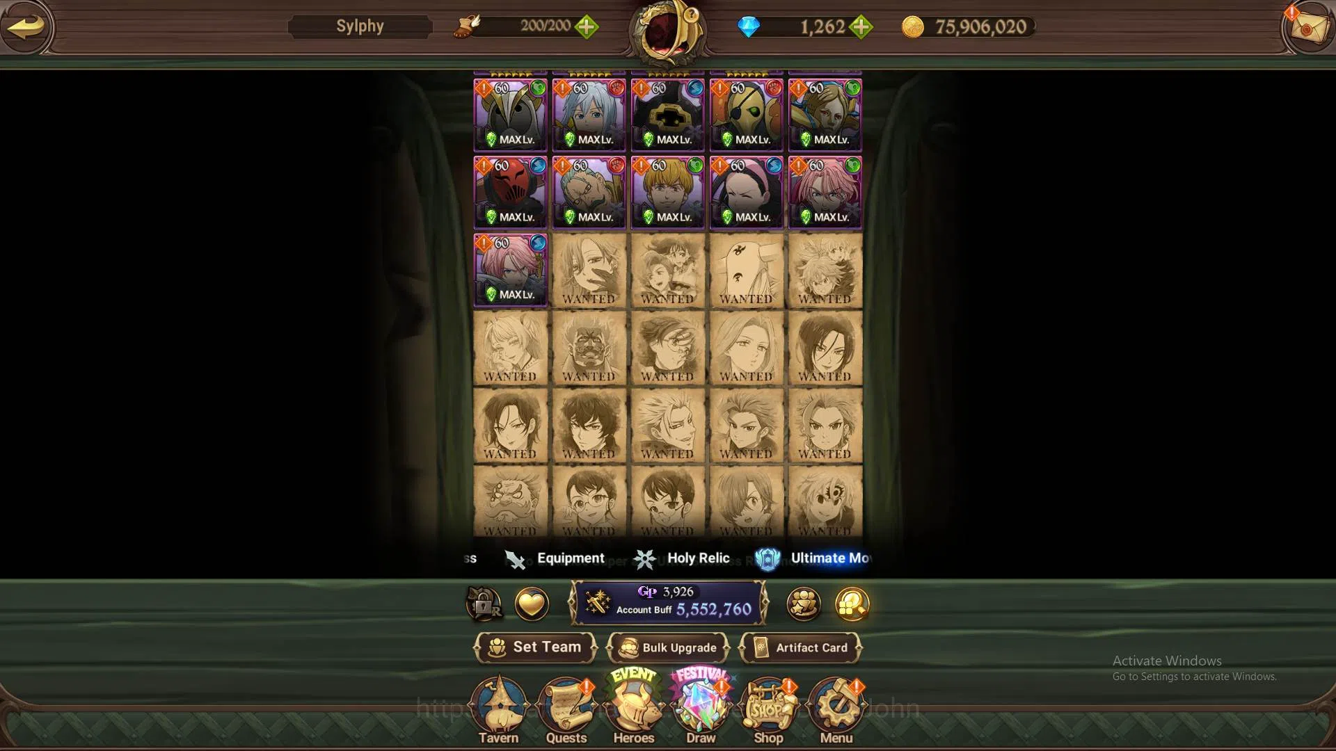 The Seven Deadly Sins: Grand Cross Accounts GLOBAL|5.5m CC|Dm1.262|2LR Roxy,Elizabeth|UR Meres image 17
