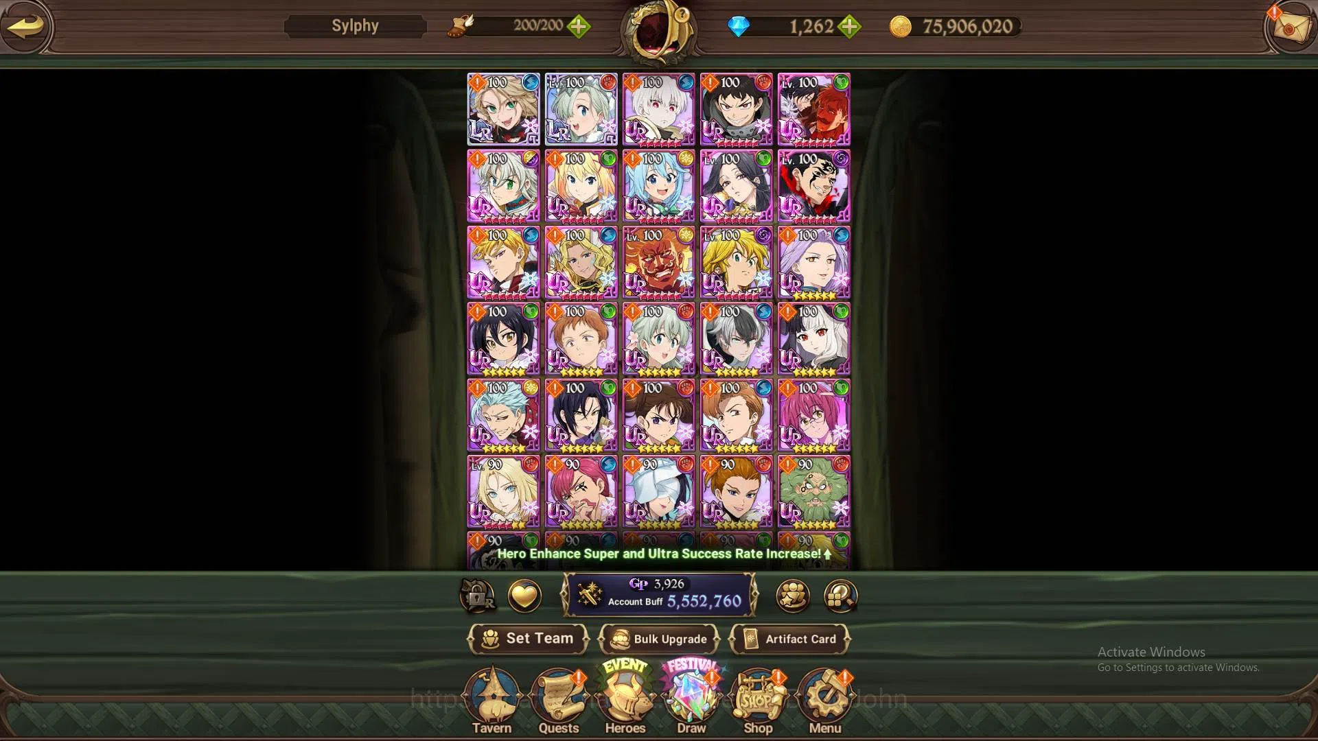 The Seven Deadly Sins: Grand Cross Accounts GLOBAL|5.5m CC|Dm1.262|2LR Roxy,Elizabeth|UR Meres image 9