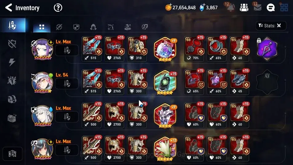 Epic Seven Accounts GLOBAL UnVerif|NewEra|5 ML(LC Bellona,Aby Yufine,) image 14