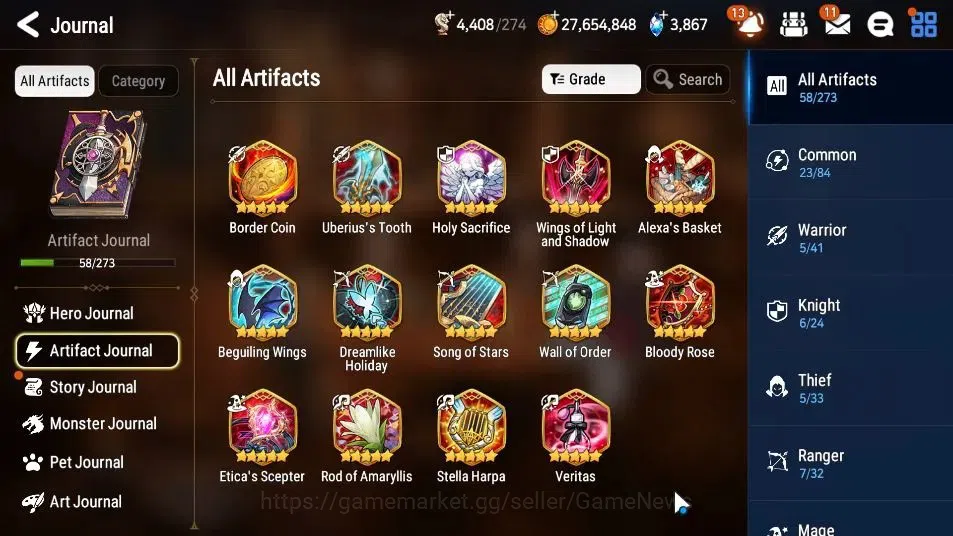 Epic Seven Accounts GLOBAL UnVerif|NewEra|5 ML(LC Bellona,Aby Yufine,) image 8