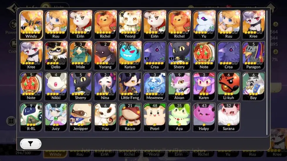 Seven Knights Re:Birth Accounts Global|3EX7(Melia,Fai,Juri),11TC6(Kyle,Ryan,Dellon image 15