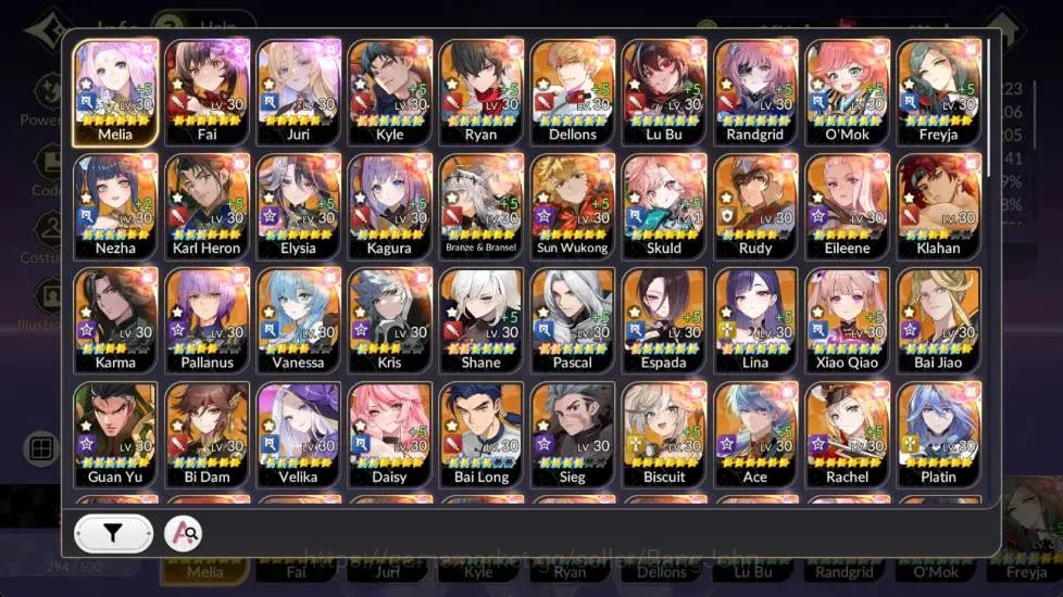 Seven Knights Re:Birth Accounts Global|3EX7(Melia,Fai,Juri),11TC6(Kyle,Ryan,Dellon image 17