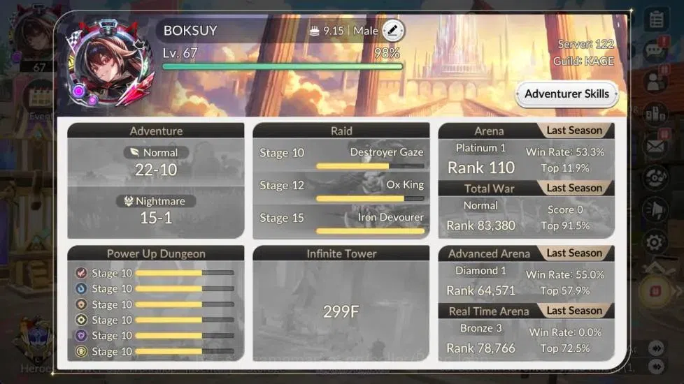 Seven Knights Re:Birth Accounts Global|3EX7(Melia,Fai,Juri),11TC6(Kyle,Ryan,Dellon image 18