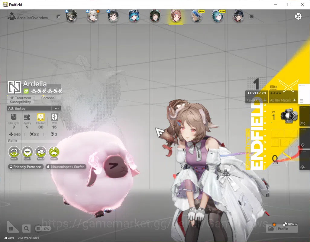 Arknights: Endfield Accounts ASIA|STARTER|Lv2|SSR3 (1Limit)+ 8(*5Operator)|Zhua image 4
