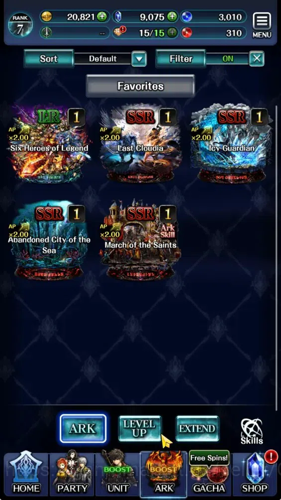 Last Cloudia Accounts GLOBAL|Rank 7|9K Crystal|Collab Brave Frontier (Fi image 5