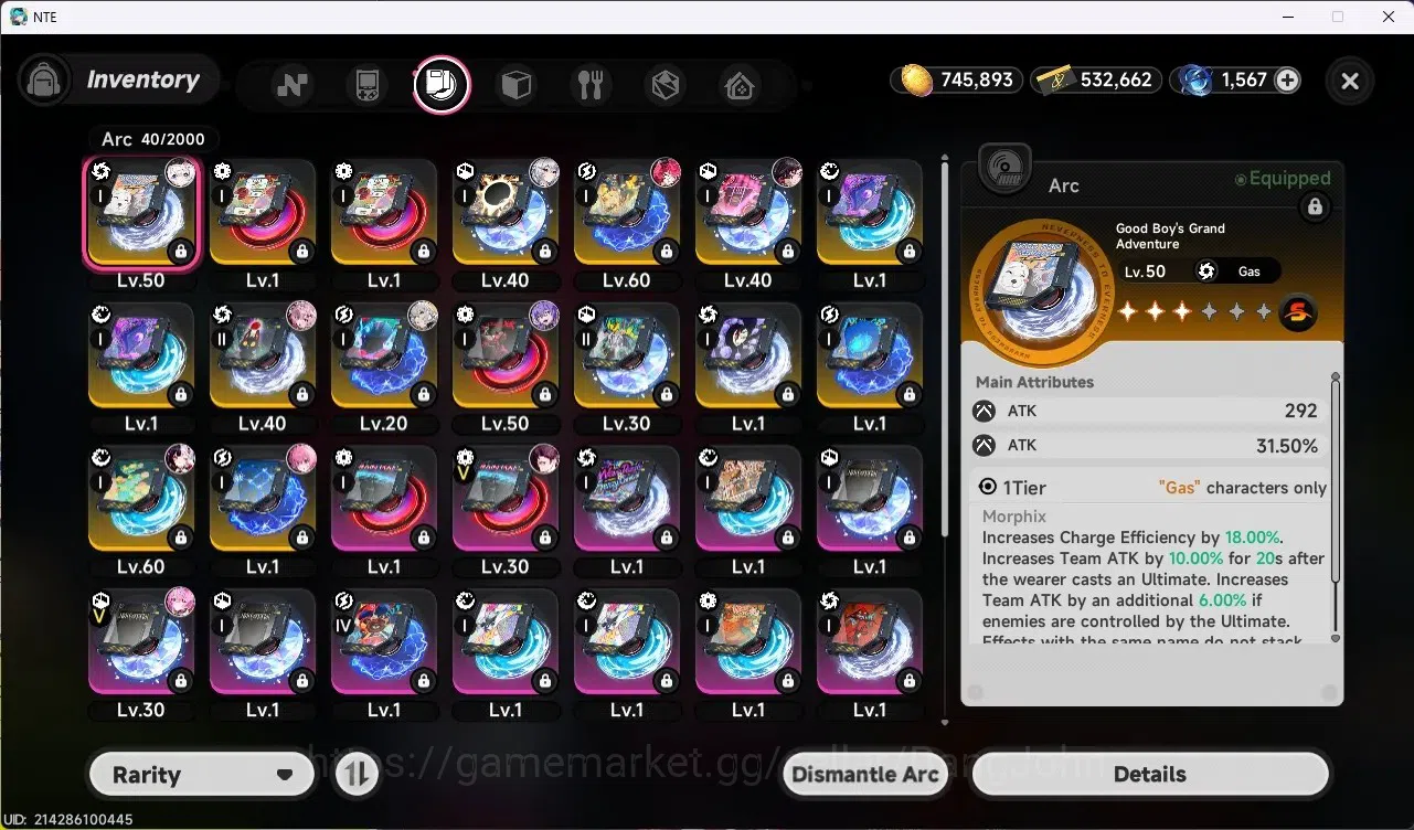 Neverness to Everness Accounts SEA| Lv 40 | 7 S-Class (Nanally A1,Lacrimosa A1)+S image 13