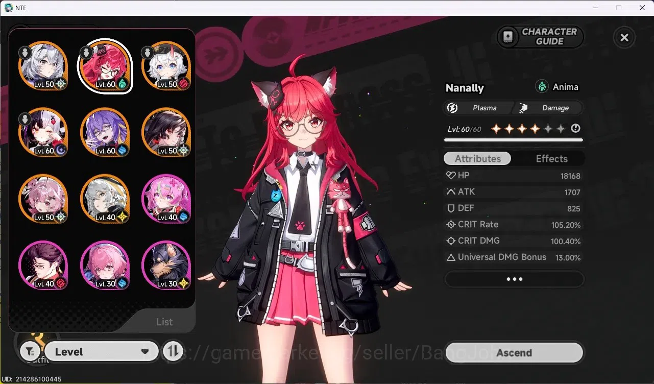 Neverness to Everness Accounts SEA| Lv 40 | 7 S-Class (Nanally A1,Lacrimosa A1)+S image 2