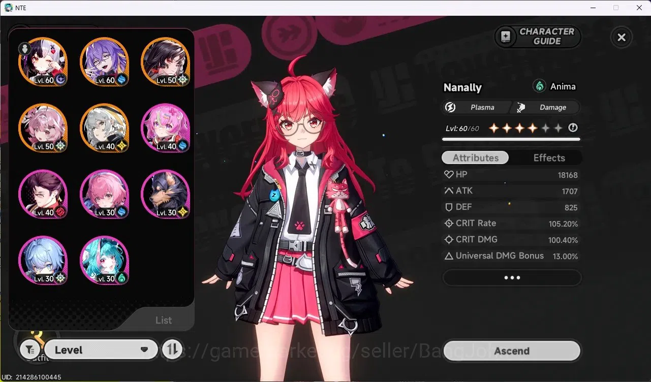 Neverness to Everness Accounts SEA| Lv 40 | 7 S-Class (Nanally A1,Lacrimosa A1)+S image 3