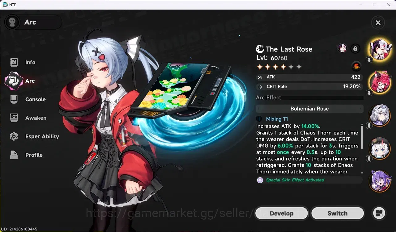 Neverness to Everness Accounts SEA| Lv 40 | 7 S-Class (Nanally A1,Lacrimosa A1)+S image 6