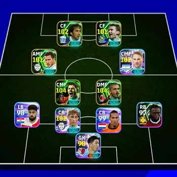 eFootball Accounts Legends & Iconic Players Steven Gerrard 104➤Gennaro Gattuso 104➤Raul 102➤Andriy Shevchenko 101➤Alexis Mac