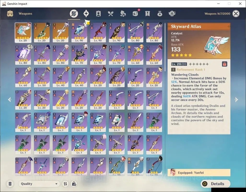 Genshin Impact Accounts ASIA|AR56|12Limited+3(*5Weapon)|Kinich+Sign,Mualan image 10