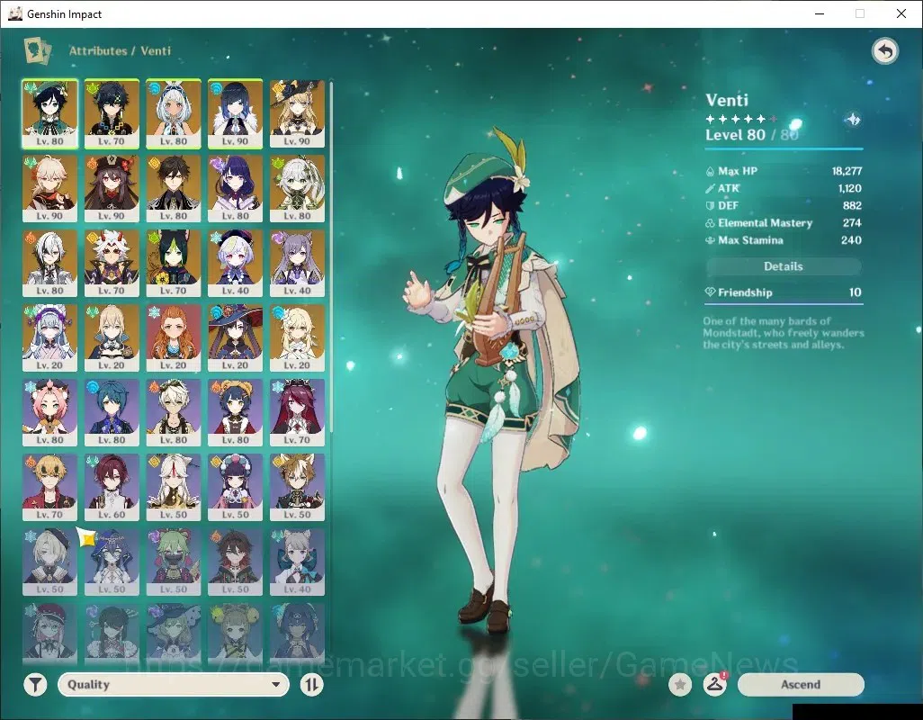 Genshin Impact Accounts ASIA|AR56|12Limited+3(*5Weapon)|Kinich+Sign,Mualan image 3