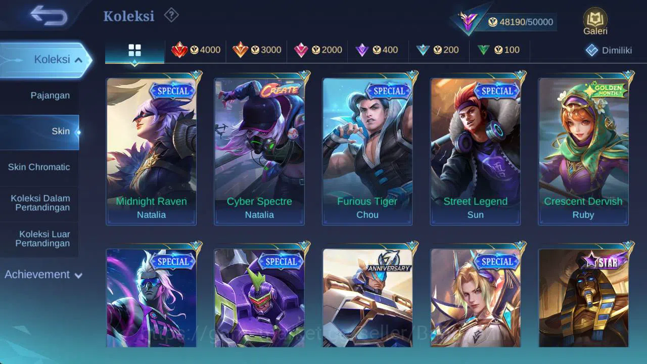 Mobile Legends: Bang Bang Accounts Global, Renowned, Lborn aluc,venom grock,saiya bad image 5