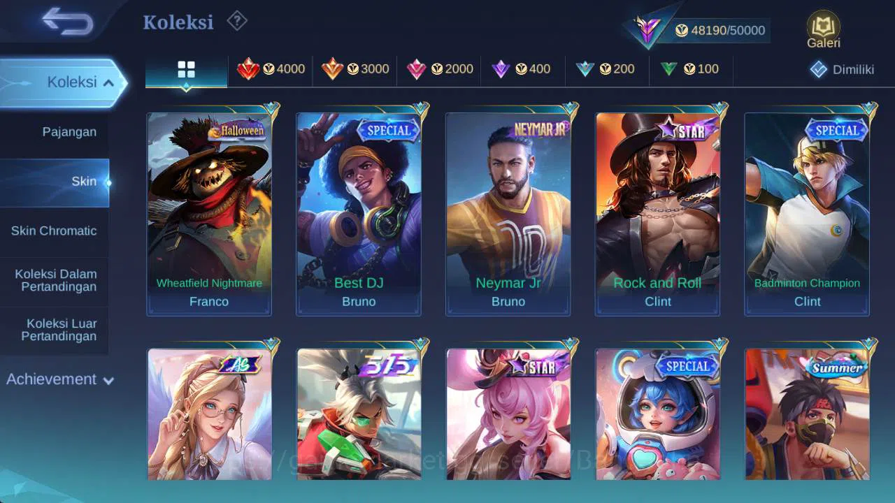 Mobile Legends: Bang Bang Accounts Global, Renowned, Lborn aluc,venom grock,saiya bad image 6