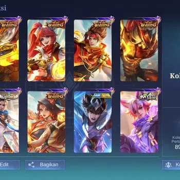 Mobile Legends: Bang Bang Collector Global, Renowned, Lborn aluc,venom grock,saiya bad image 1