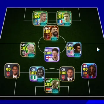 eFootball Accounts High-End Android|Power 3178|Big Time Mohamad Salah+1 Old|Epic Eden Hazard,Oliver