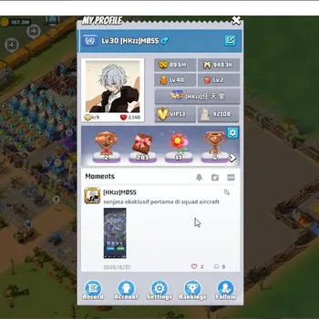 Last War: Survival Accounts Sv 2108|PWR 89.6M|HQ 30|Gold Bricks 300|VIP 13|Drone Lv 125|SQ 1: 23.37M,SQ 2: 19.09M,SQ 3