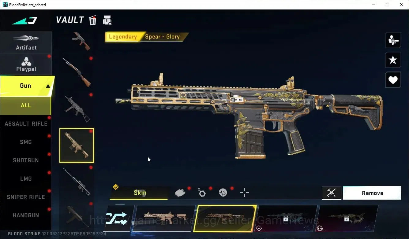 Blood Strike Accounts ASIA|1 ETERNAL[Desert Eagle-Scorpius]|1 COLLAB[Kar image 11