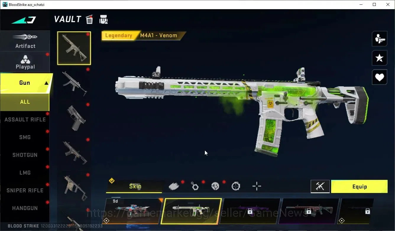 Blood Strike Accounts ASIA|1 ETERNAL[Desert Eagle-Scorpius]|1 COLLAB[Kar image 6