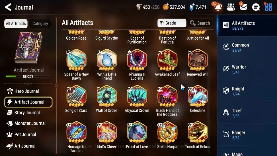 Epic Seven Accounts GLOBAL UnVerif|New Era|3 ML(RueleLight,New Moon Lu image 10