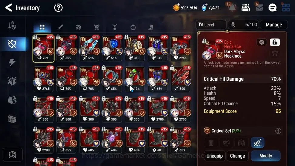 Epic Seven Accounts GLOBAL UnVerif|New Era|3 ML(RueleLight,New Moon Lu image 17